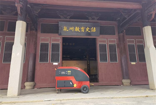 電動高壓細(xì)水霧走進(jìn)泉州府文廟！