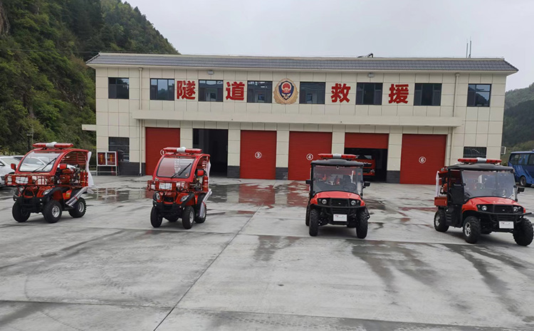 天臺(tái)山隧道新增全地形消防摩托，保障隧道消防安全
